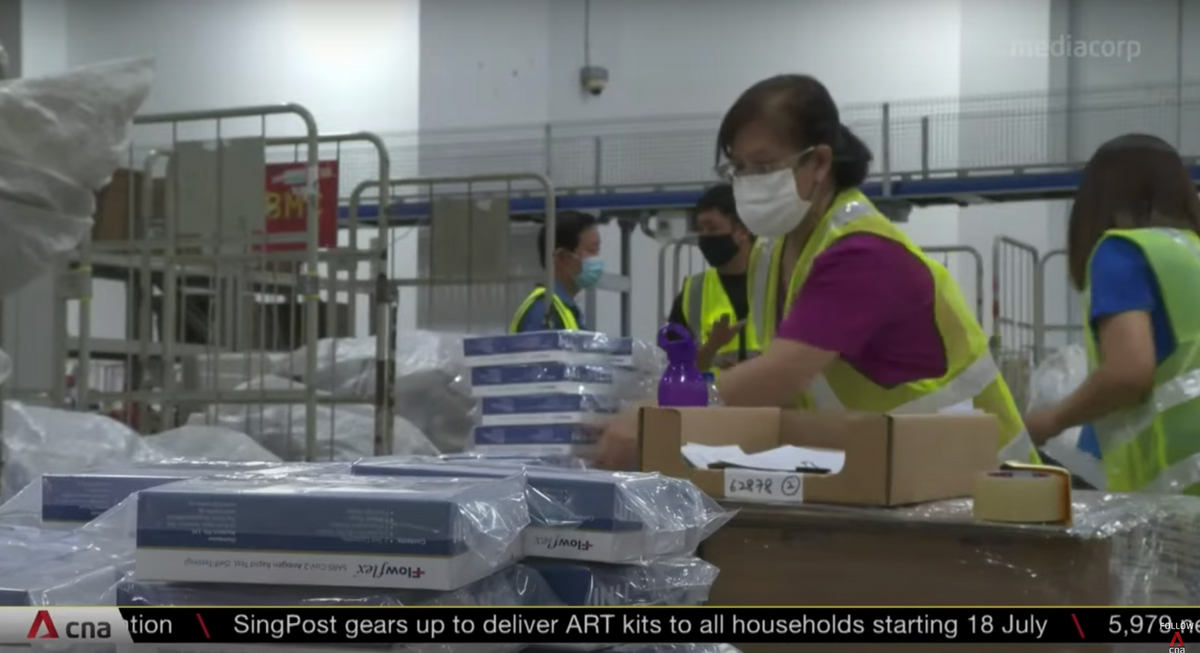 MOH will be distributing Flowflex Antigen Rapid Test (ART) kits to eac