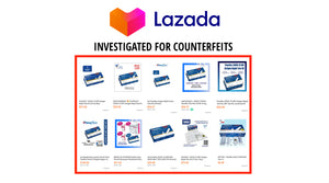 Alleged counterfeit Flowflex ARTs sold on Lazada