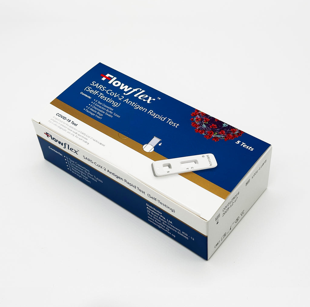 Flowflex™ COVID-19 ART Antigen Rapid Test Kit (5 tests/box) – FlowFlex